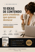 10 ideas de contenido.