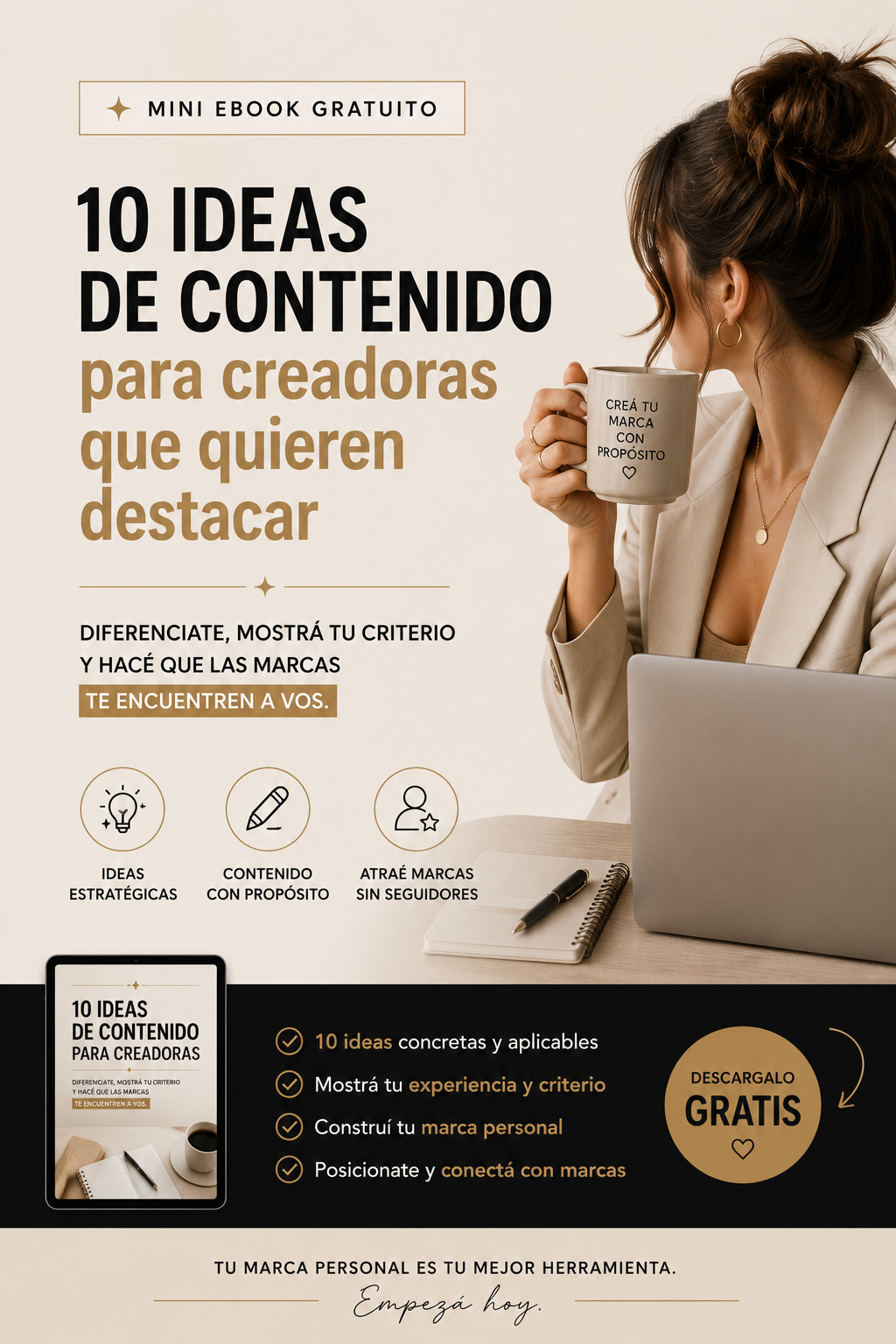 10 ideas de contenido.